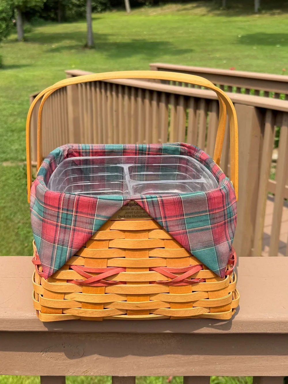 Longaberger woven basket
